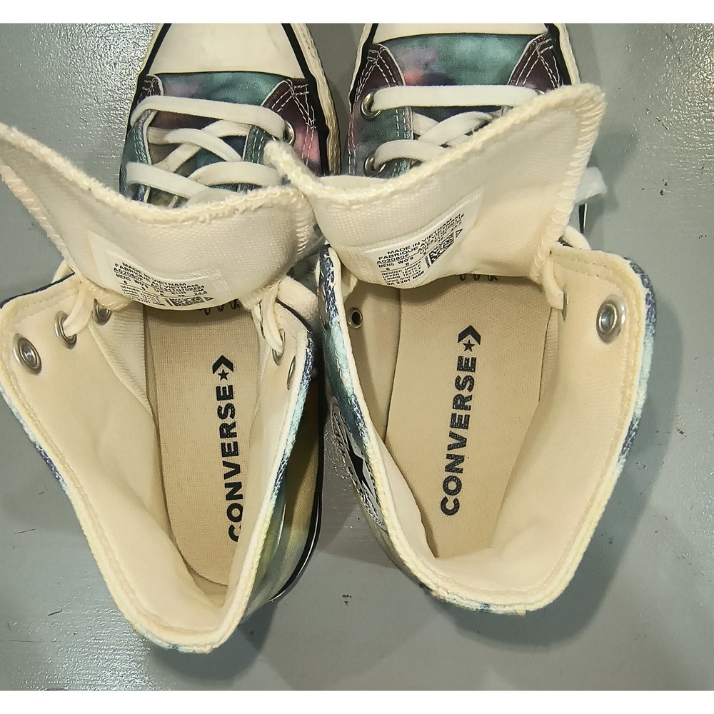 Converse Chuck Taylor All Star High Top Tie Dye Sneakers Unisex Mens 6 Womens 8 - Picture 6 of 10